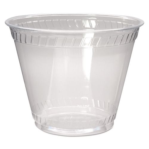 Image of Fabri-Kal® 000000000009509100 Greenware Cold Drink Cups, Old-Fashioned Cup, 9 oz, Sugarcane, Clear, 50/Sleeve, 20 Sleeves/Carton