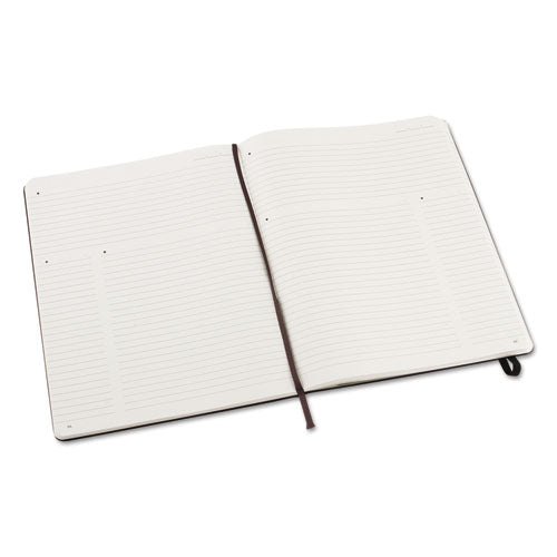 Image of Moleskine® 620800 Professional Notebook, 1-Subject, Narrow Rule, Black Hardcover, (192) 9.75 x 7.5 Sheets