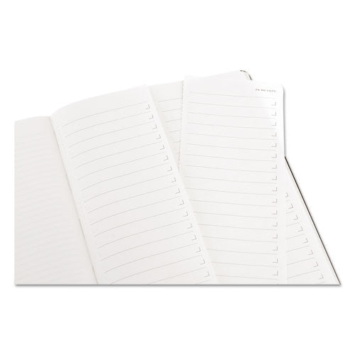 Image of Moleskine® 620800 Professional Notebook, 1-Subject, Narrow Rule, Black Hardcover, (192) 9.75 x 7.5 Sheets