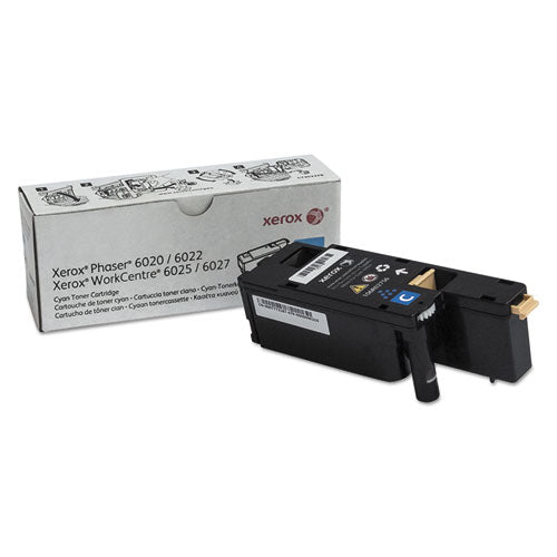 Image of Xerox® 106R02756 106r02756 Toner, 1,000 Page-Yield, Cyan