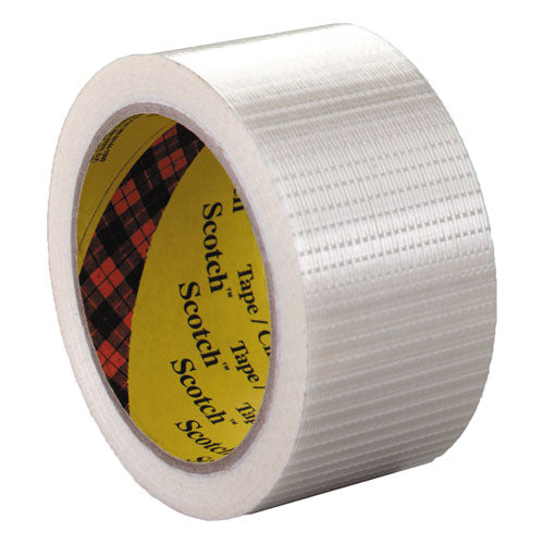 Image of Scotch® 8959 Bi-Directional Filament Tape, 3" Core, 50 Mm X 50 M, Clear