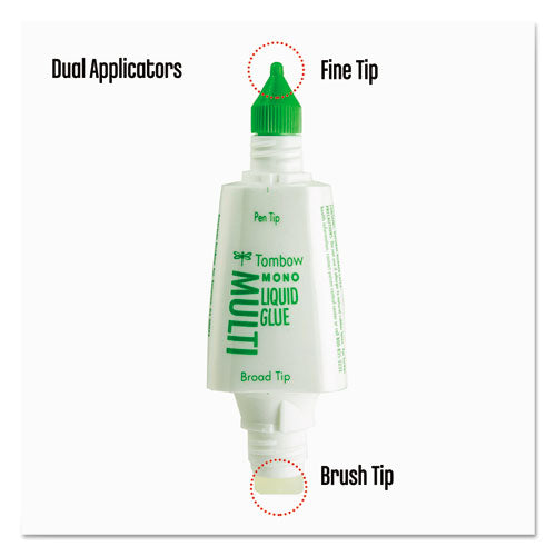 Image of Tombow® 52190 Mono Multi Liquid Glue, 0.88 Oz, Dries Clear