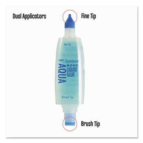 Image of Tombow® 52180 Mono Aqua Liquid Glue, 1.69 Oz, Dries Clear