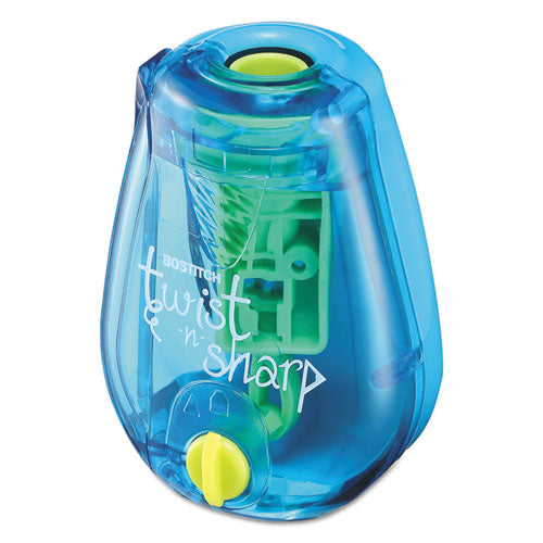 Image of Bostitch® PS1-ADJ TWIST-N-SHARP PENCIL SHARPENER, ONE-HOLE, 3.5 X 1.25 X 5.5, RANDOMLY ASSORTED COLORS