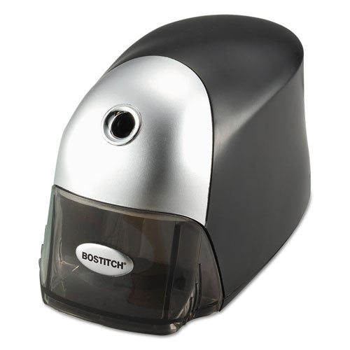 Image of Bostitch® EPS8HDBLK Quietsharp Executive Electric Pencil Sharpener, Ac-Powered, 4 X 7.5 X 5, Black/graphite