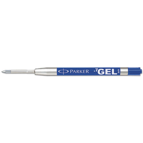 Image of Parker® 1950364 Refill For Parker Retractable Gel Ink Roller Ball Pens, Medium Conical Tip, Blue Ink, 2/pack