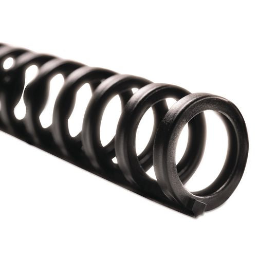 Image of GBC® 2515662 ProClick Easy Edit Spines for 11 x 8.5 Documents, 32 Rings, 0.31" (45-Sheet) Capacity, Black, 25/Pack