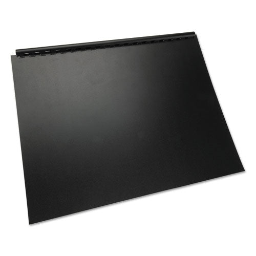 Image of GBC® 25818 100% Recycled Poly Binding Cover, Plastic, Square Corners, 11 x 8.5, Black, 25/Pack