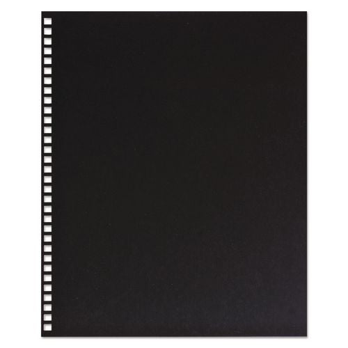 Image of GBC® 2514478 ProClick Pre-Punched Presentation Covers, Paper, Square Corners, 11 x 8.5, Black, 25/Pack