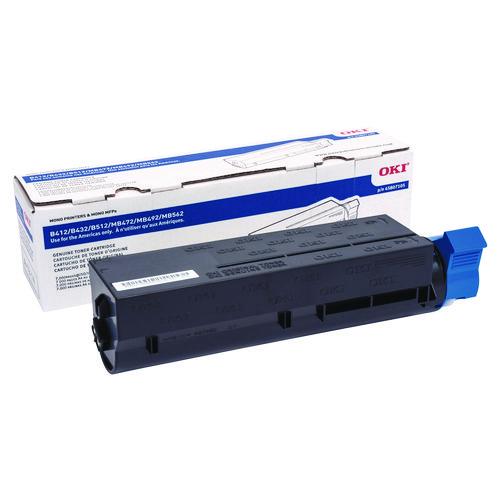 Image of Oki® 45807105 45807105 TONER, 7,000 PAGE-YIELD, BLACK