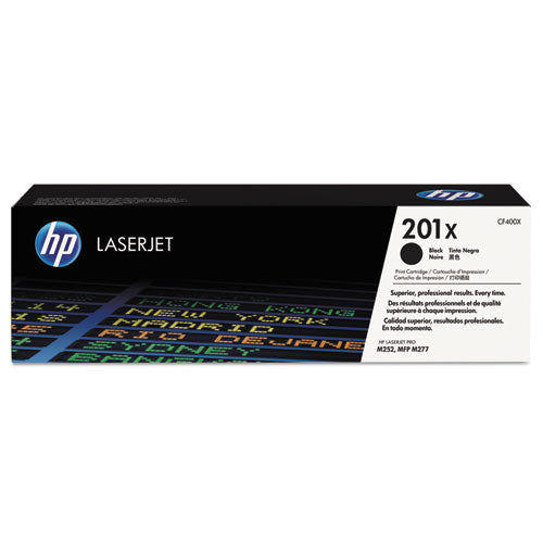Image of HP CF400X HP 201x, (cf400x) High-Yield Black Original Laserjet Toner Cartridge