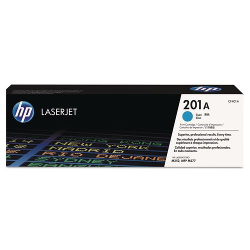 Image of HP CF401A HP 201a, (cf401a) Cyan Original Laserjet Toner Cartridge