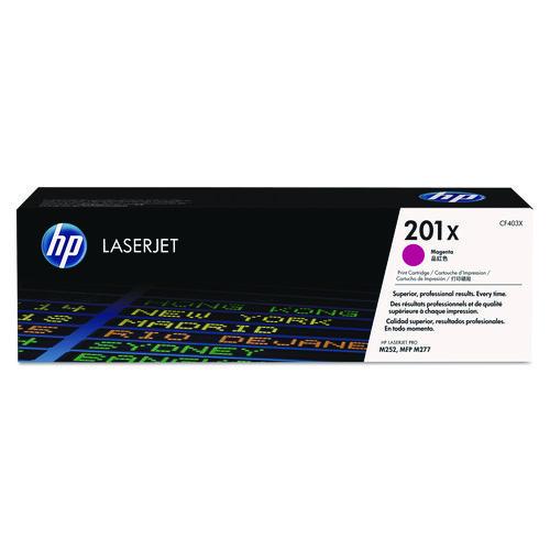 Image of HP CF403X HP 201x, (cf403x) High-Yield Magenta Original Laserjet Toner Cartridge