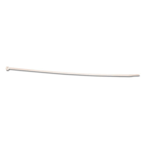Image of Tatco 22200 Nylon Cable Ties, 8 X 0.19, 50 Lb, Natural, 1,000/pack