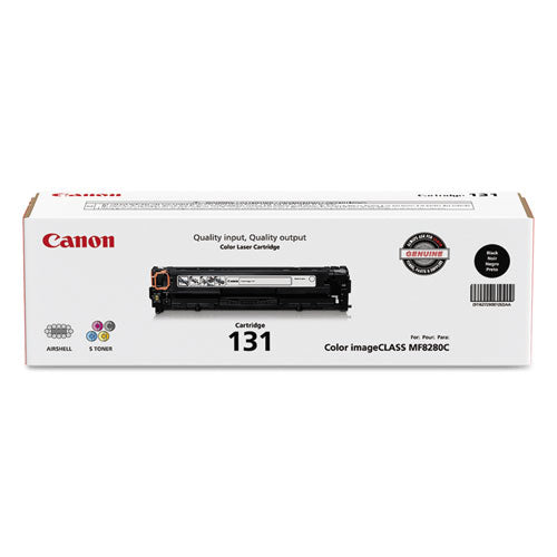 Image of Canon® 6272B001 6272b001 (crg-131) Toner, 1,400 Page-Yield, Black