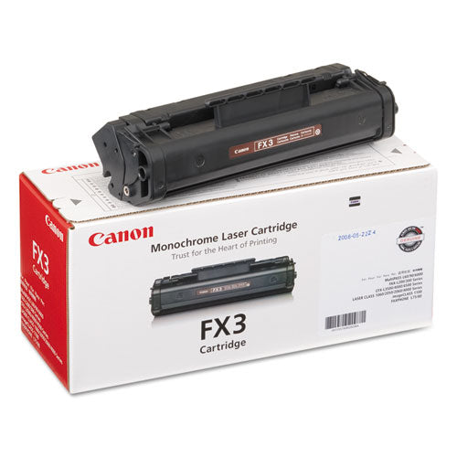 Image of Canon® 1557A002 1557a002ba (fx-3) Toner, 2,700 Page-Yield, Black