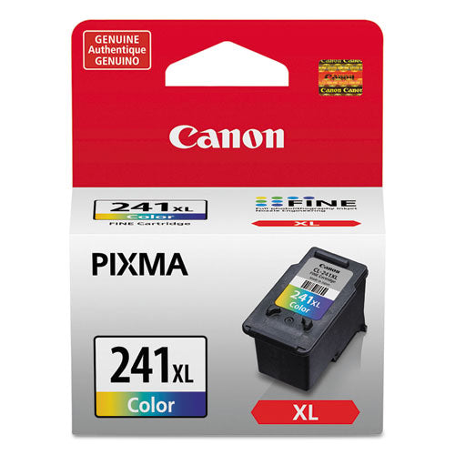 Image of Canon® 5208B001 5208b001 (cl-241xl) Chromalife100+ High-Yield Ink, Tri-Color