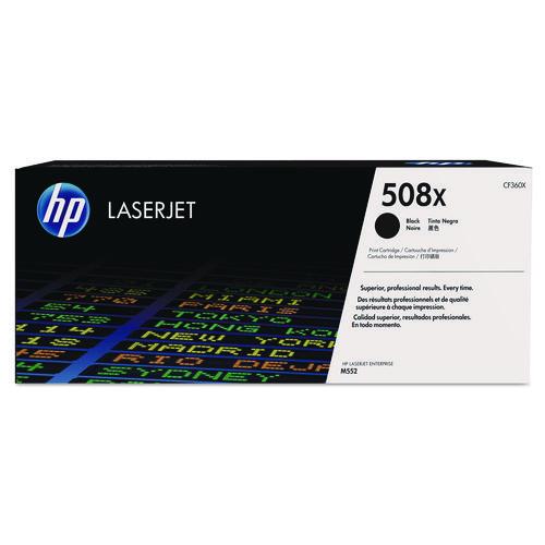 Image of HP CF360X HP 508x, (cf360x) High-Yield Black Original Laserjet Toner Cartridge