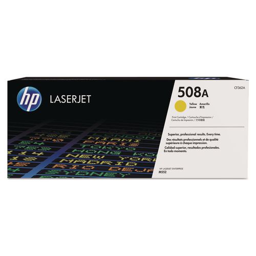 Image of HP CF362A HP 508a, (cf362a) Yellow Original Laserjet Toner Cartridge