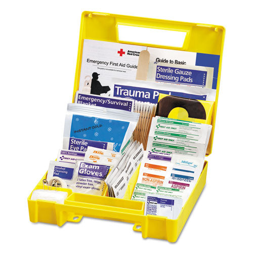 Image of First Aid Only FAO-340 Essentials First Aid Kit, 138 Pieces, Plastic Case