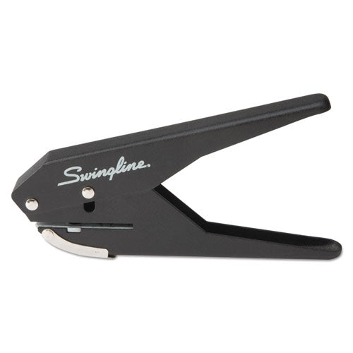 Image of Swingline® 74017 20-Sheet Low Force One-Hole Punch, 9/32" Holes, Black
