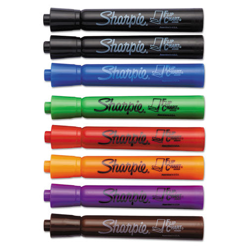 Image of Sharpie® 22480PP Flip Chart Marker, Broad Bullet Tip, Assorted Colors, 8/set