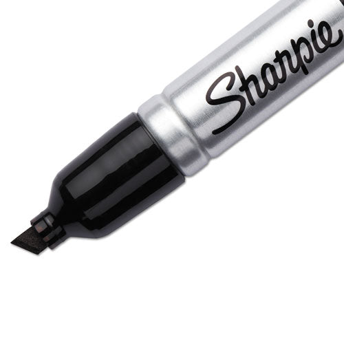 Image of Sharpie® 15661PP King Size Permanent Marker, Broad Chisel Tip, Black, 4/pack