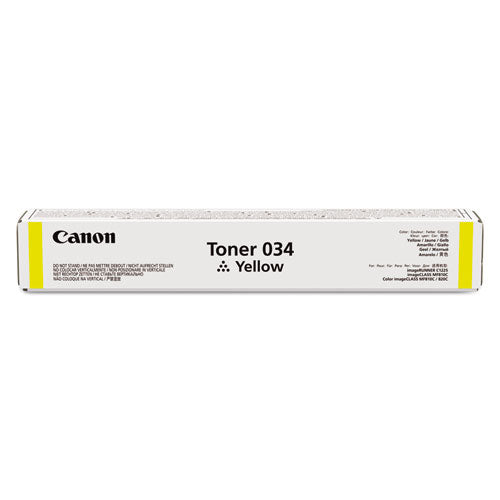 Image of Canon® 9451B001 9451b001 (034) Toner, 7,300 Page-Yield, Yellow