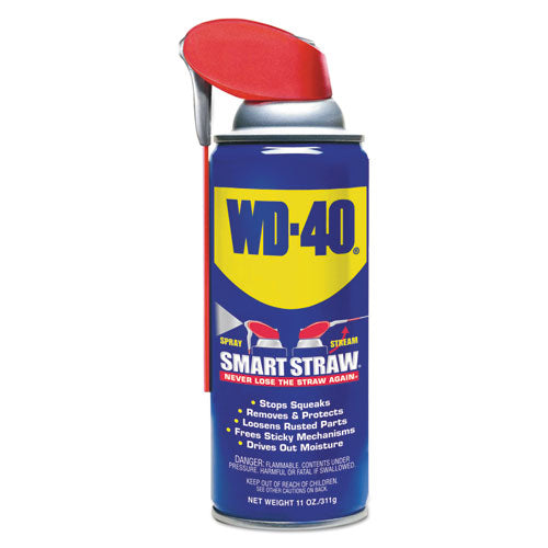 Image of WD-40® 490040 Smart Straw Spray Lubricant, 11 Oz Aerosol Can