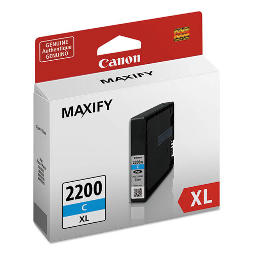 Image of Canon® 9268B001 9268b001 (pgi-2200xl) High-Yield Ink, 1,700 Page-Yield, Cyan