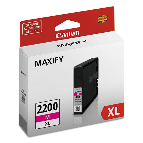 Image of Canon® 9269B001 9269b001 (pgi-2200xl) High-Yield Ink, 1,295 Page-Yield, Magenta
