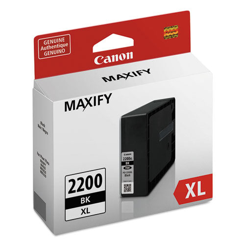 Image of Canon® 9255B001 9255b001 (pgi-2200xl) High-Yield Ink, 2,500 Page-Yield, Black