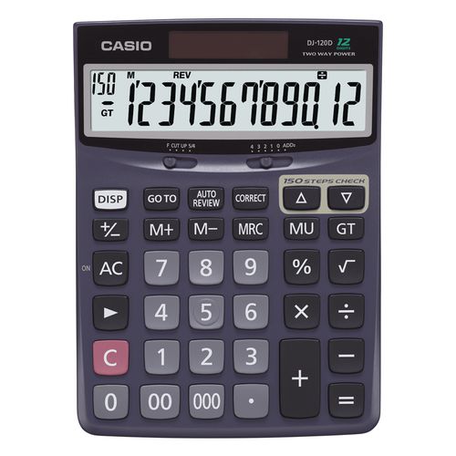 Image of Casio® DJ120D DJ120D Calculator, 12-Digit LCD