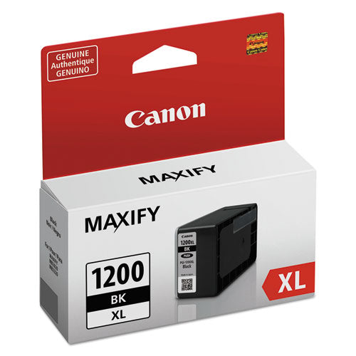 Image of Canon® 9183B001 9183b001 (pgi-1200xl) High-Yield Ink, 1,020 Page-Yield, Black