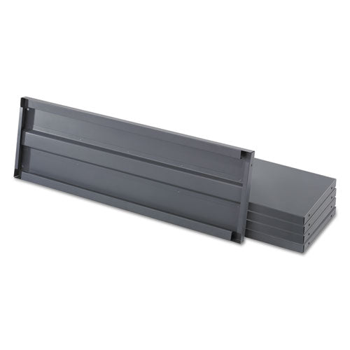 Image of Safco® 6266 Commercial Steel Shelving Unit, Five-Shelf, 36w X 18d X 75h, Dark Gray
