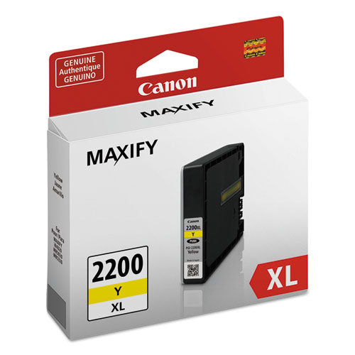Image of Canon® 9270B001 9270b001 (pgi-2200xl) High-Yield Ink, 1,520 Page-Yield, Yellow