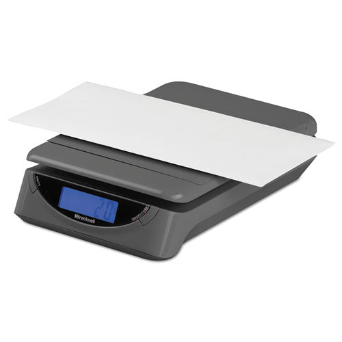 Image of Brecknell PS25 GRAY 25lb Electronic Postal Shipping Scale, 8 X 6 Platform, Gray