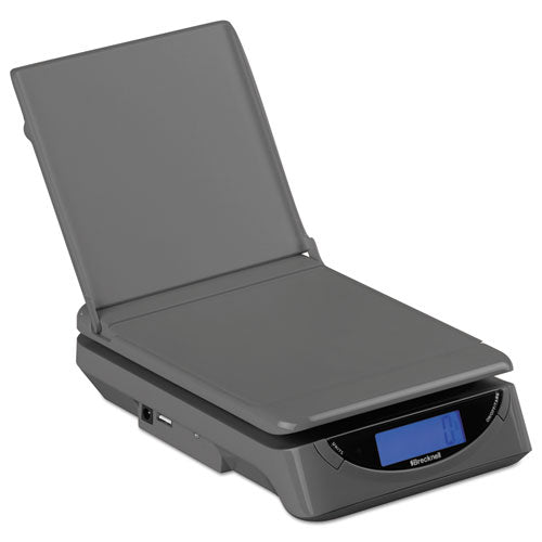 Image of Brecknell PS25 GRAY 25lb Electronic Postal Shipping Scale, 8 X 6 Platform, Gray