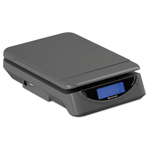 Image of Brecknell PS25 GRAY 25lb Electronic Postal Shipping Scale, 8 X 6 Platform, Gray