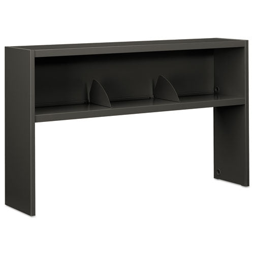 Image of HON® H386560N.S 38000 Series Stack On Open Shelf Hutch, 60w X 13.5d X 34.75h, Charcoal