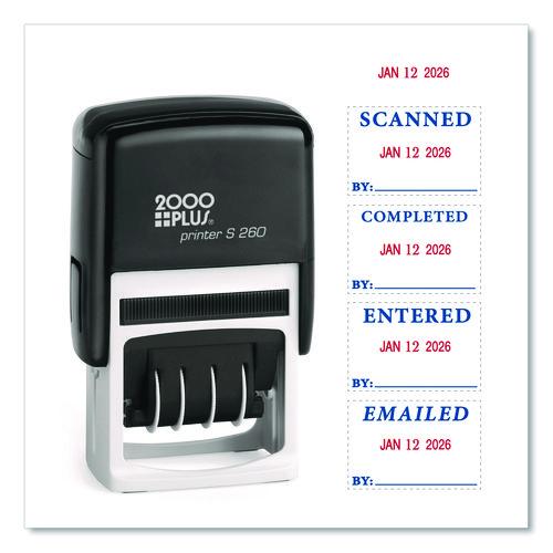 Image of COSCO 2000PLUS® 011098 4 In 1 E-Message Dater, 0.94 X 1.75, Completed/emailed/entered/scanned