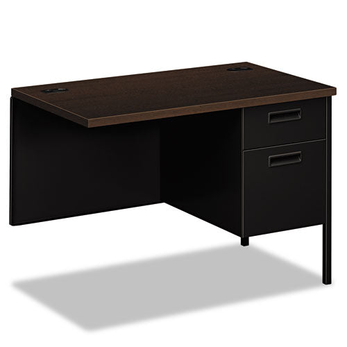 Image of HON® HP3235R.MOCH.P Metro Classic Series Workstation Return, Right, 42w x 24d x 29.5h, Mocha/Black