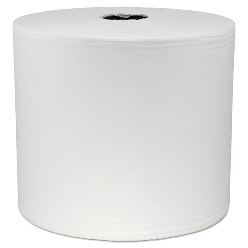 Image of Boardwalk® BWK-P050JPW Hydrospun Wipers, 9 x 13, White, 1,100/Roll