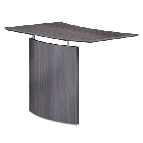 Image of Safco® Medina Laminate Bridge, Right-Hand, 48w X 24d X 29.5h, Gray Steel