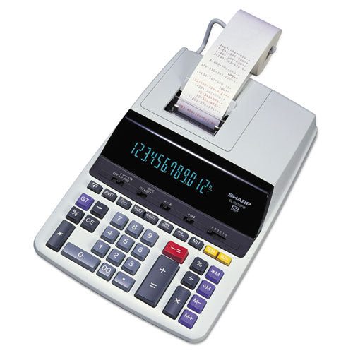 Image of Sharp® EL2630PIII EL2630PIII 2-Color Printing Calculator, Black/Red Print, 4.8 Lines/Sec