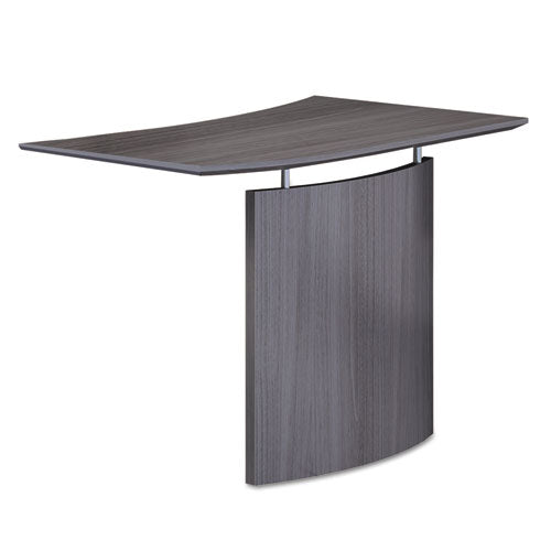 Image of Safco® Medina Laminate Bridge, Left-Hand, 48w X 24d X 29.5h, Gray Steel