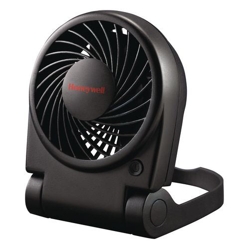 Image of Honeywell HTF090B Turbo On The Go USB/Battery Powered Fan, 3", 1 Speed, Black