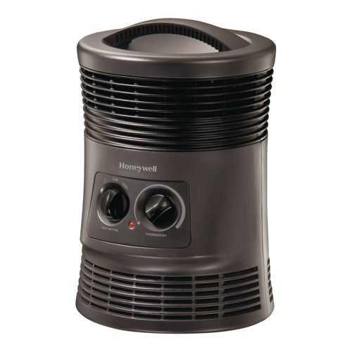 Image of Honeywell HHF360V 360 Surround Fan Forced Heater, 1,500 W, 9 x 9 x 12, Gray