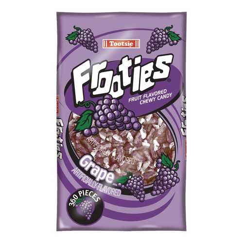 Image of Tootsie Roll® TOO7801 Frooties, Grape, 38.8 Oz Bag, 360 Pieces/bag