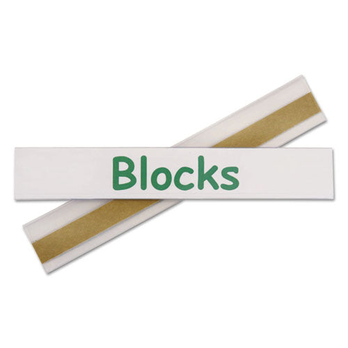 Image of C-Line® 87607 Self-Adhesive Label Holders, Top Load, 0.5 x 3, Clear, 50/Pack